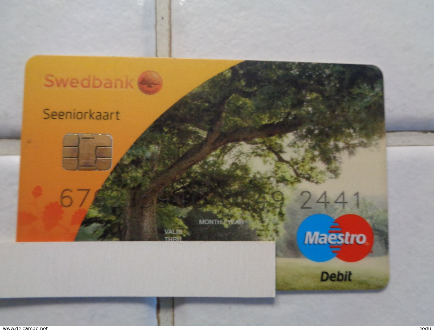 Estonia Bank Card - Credit Cards (Exp. Date Min. 10 Years)