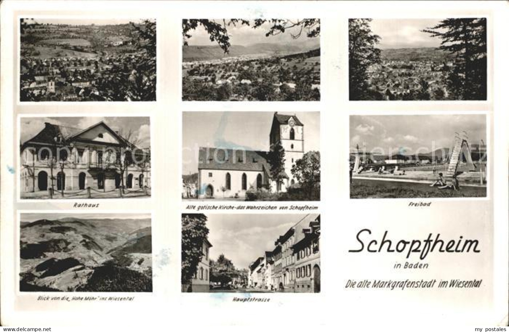 72294911 Schopfheim Hauptstrasse Rathaus Kirche Schopfheim - Schopfheim