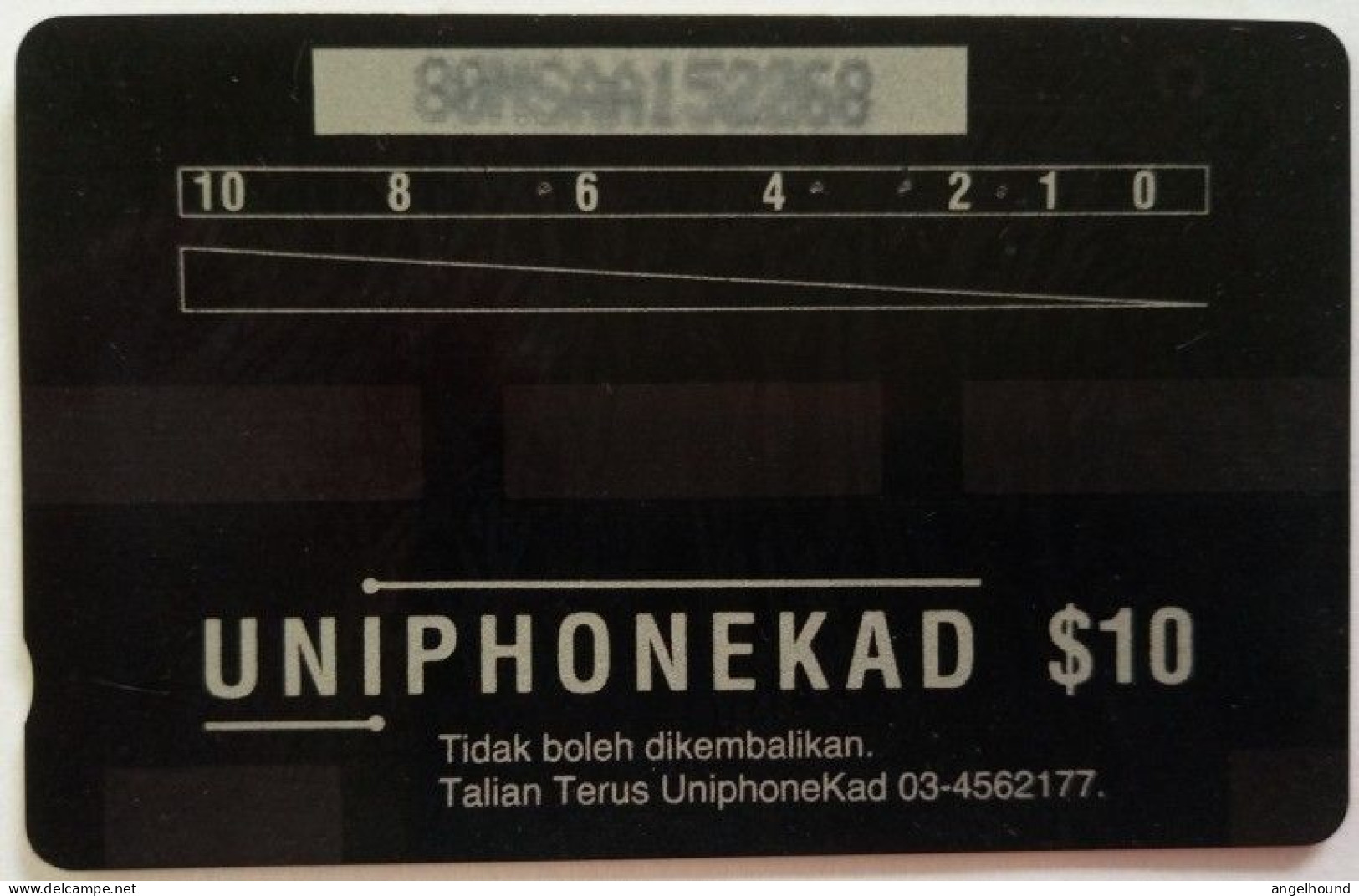 Malaysia Uniphonekad $10 GPT 80MSAA - Istana Hulu 1898 - Malaysia