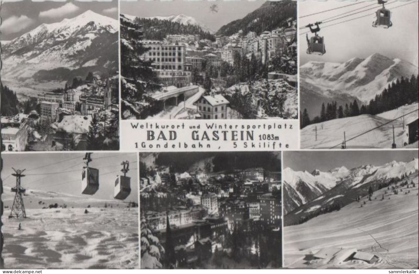 58828 - Österreich - Bad Gastein - 6 Teilbilder - 1961 - Bad Gastein