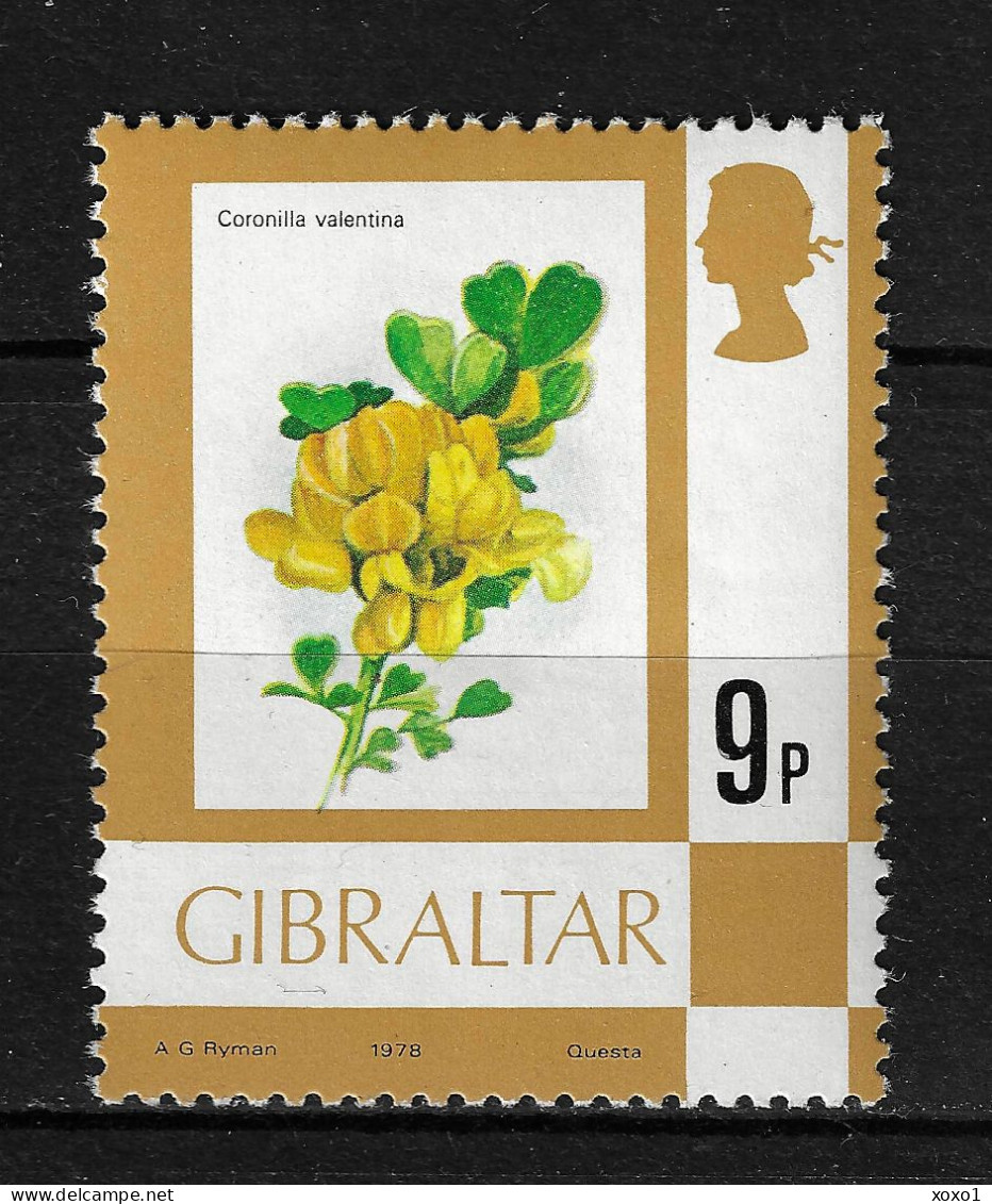 Gibraltar 1978 MiNr. 356 II Plants Flora Coronilla Valentina, The Shrubby Scorpion-vetch, Scorpion Vetch 1v MNH** 1.50 € - Gibraltar