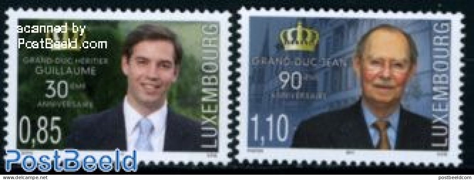 Luxemburg 2011 Dynasty 2v, Mint NH, History - Kings & Queens (Royalty) - Unused Stamps