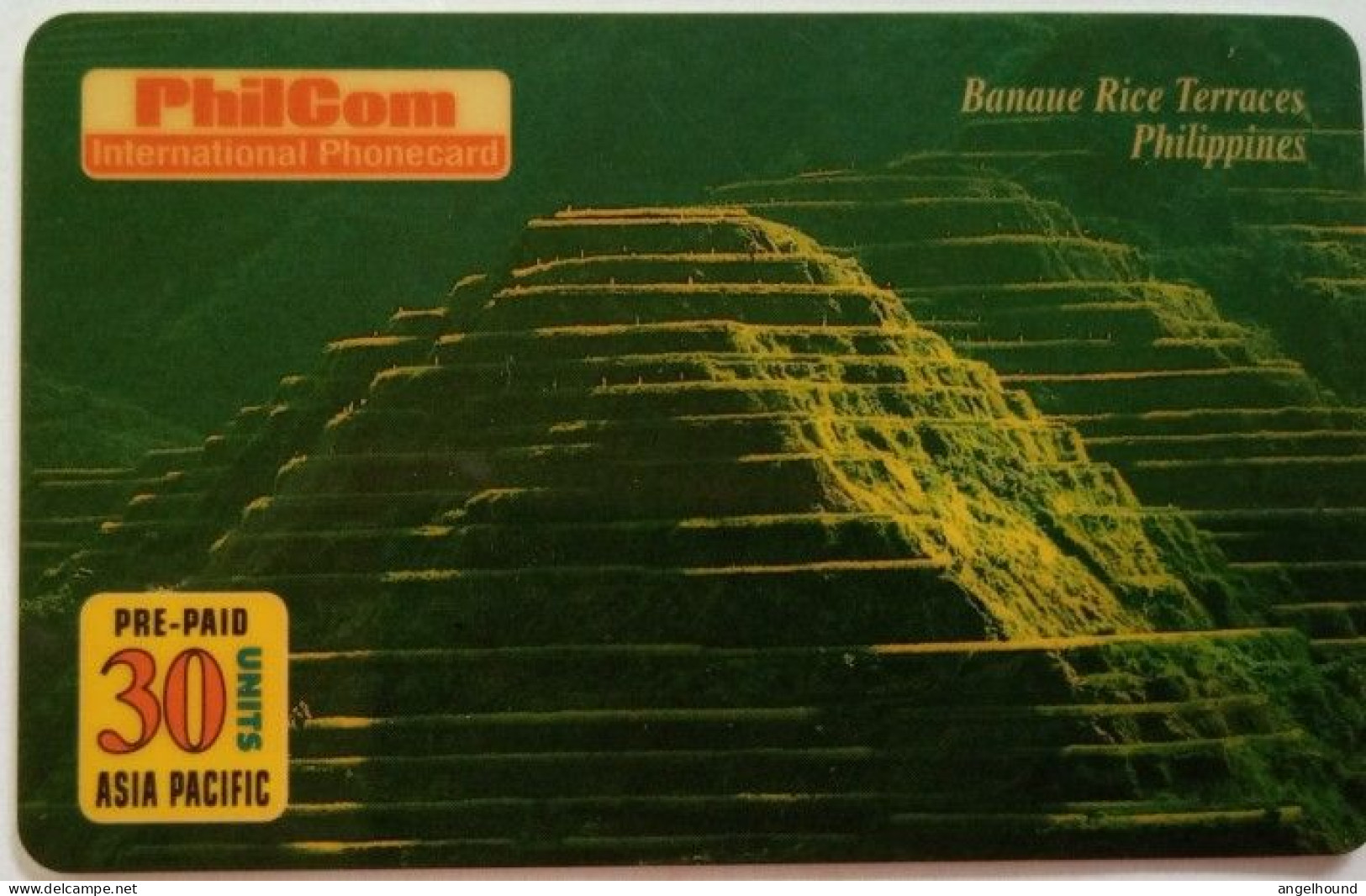 Philippines Philcom 30 Units Prepaid - Banaue Rice Terraces ( Dummy ) - Filippine