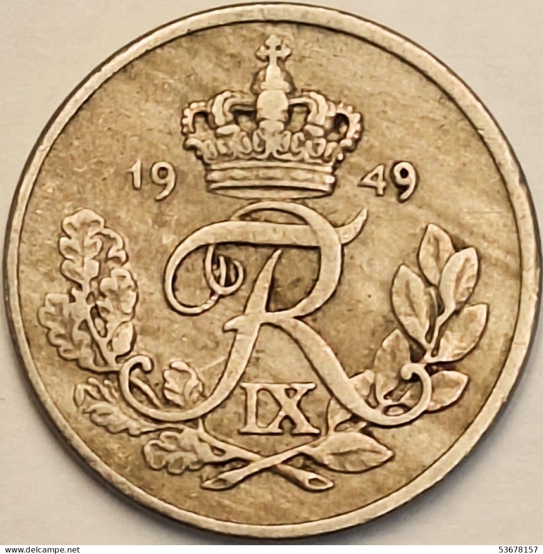 Denmark - 10 Ore 1949, KM# 841.1 (#3731) - Danimarca