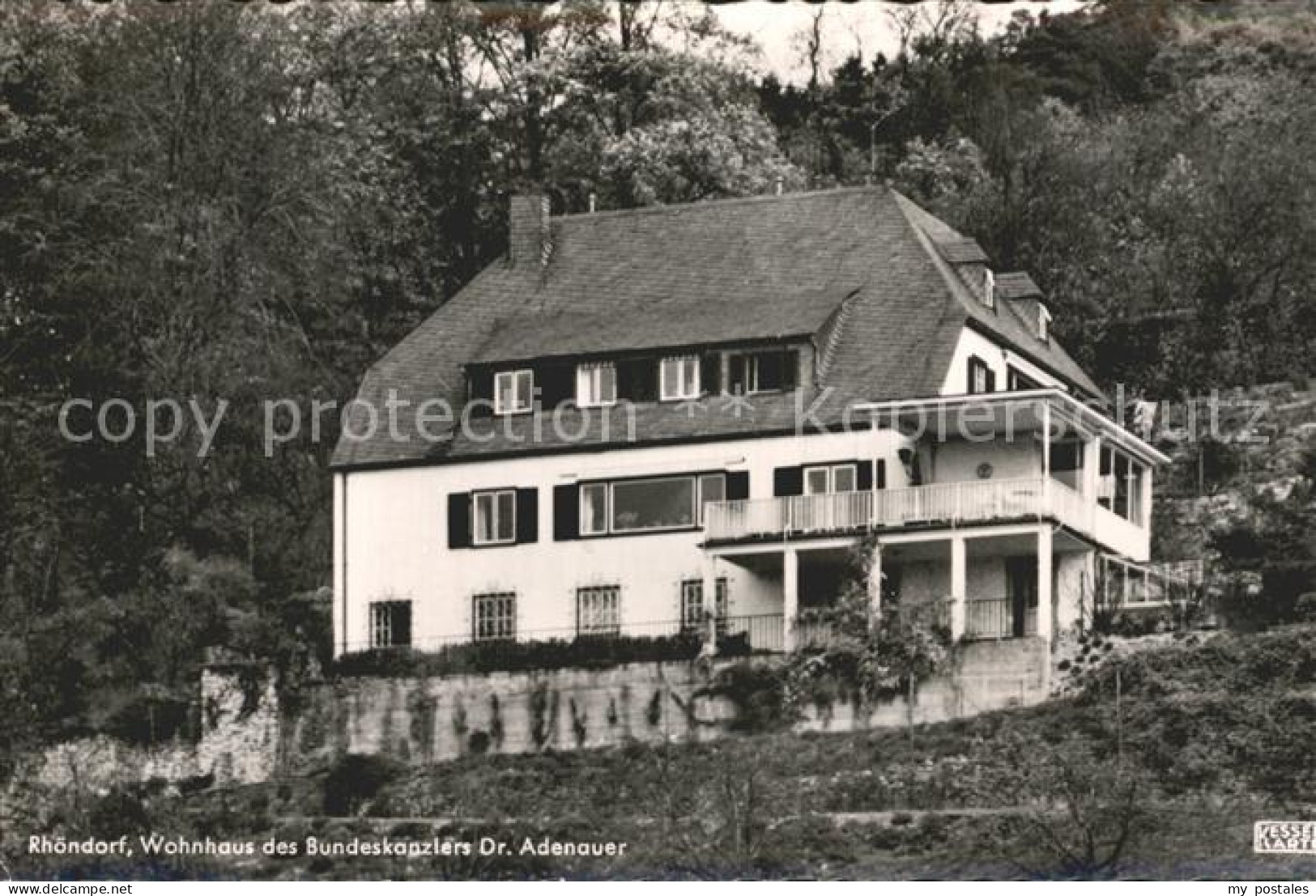 72291354 Rhoendorf Wohnhaus Bundeskanzlers Dr. Adenauer  Rhoendorf - Bad Honnef