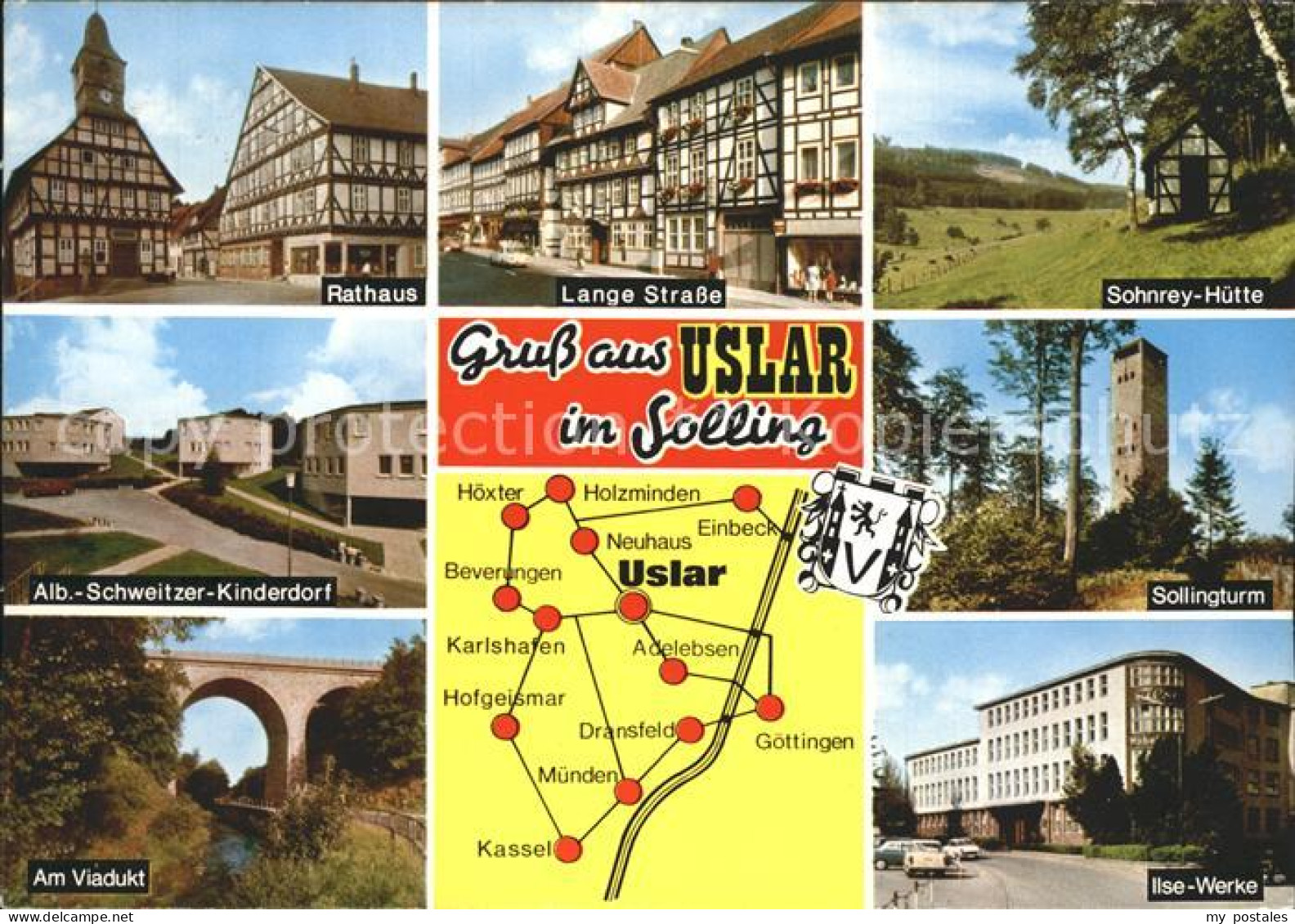 72291223 Uslar Solling Sohnrey-Huette Lange-Strasse Viadukt Sollingturm Ilse-Wer - Uslar