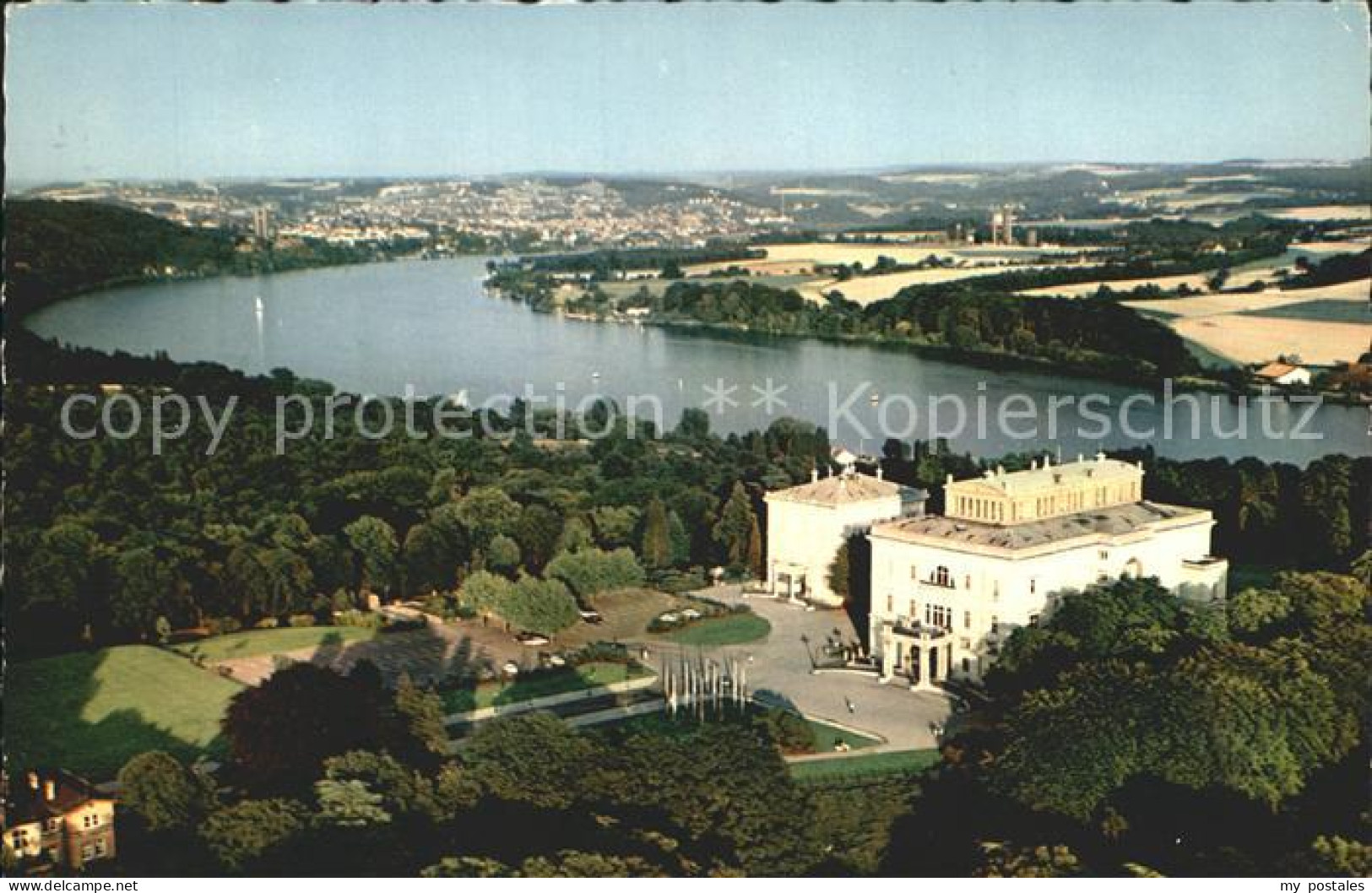 72291219 Essen Bad Villa Huegel Mit Baldeneysee Fliegeraufnahme Bad Essen - Bad Essen