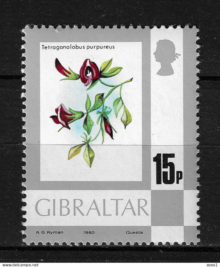 Gibraltar 1980 MiNr. 415 Plants Flora Flowers Asparagus-pea (Tetragonolobus Purpureus) 1v MNH** 1.50€ - Andere & Zonder Classificatie