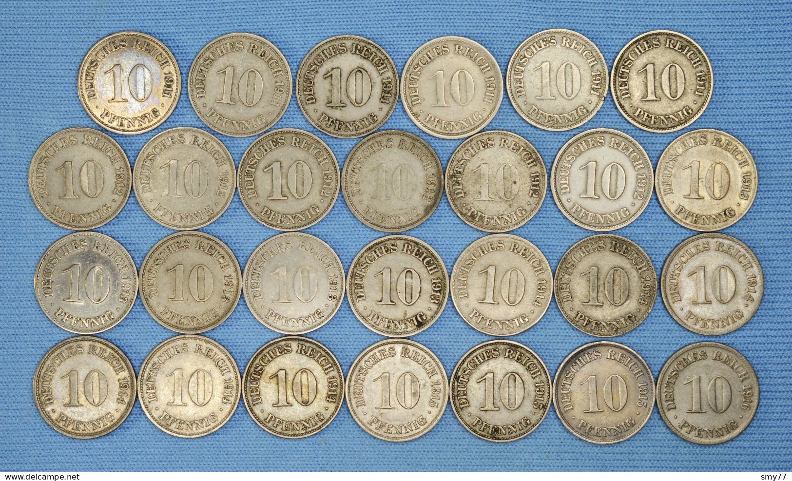 Deutsches Reich  10 Pfennig • 1911 - 1916 •  27 X  ► ALL DIFFERENT ◄ Most In High Grades • Lot / Collection • [24-287] - Collections