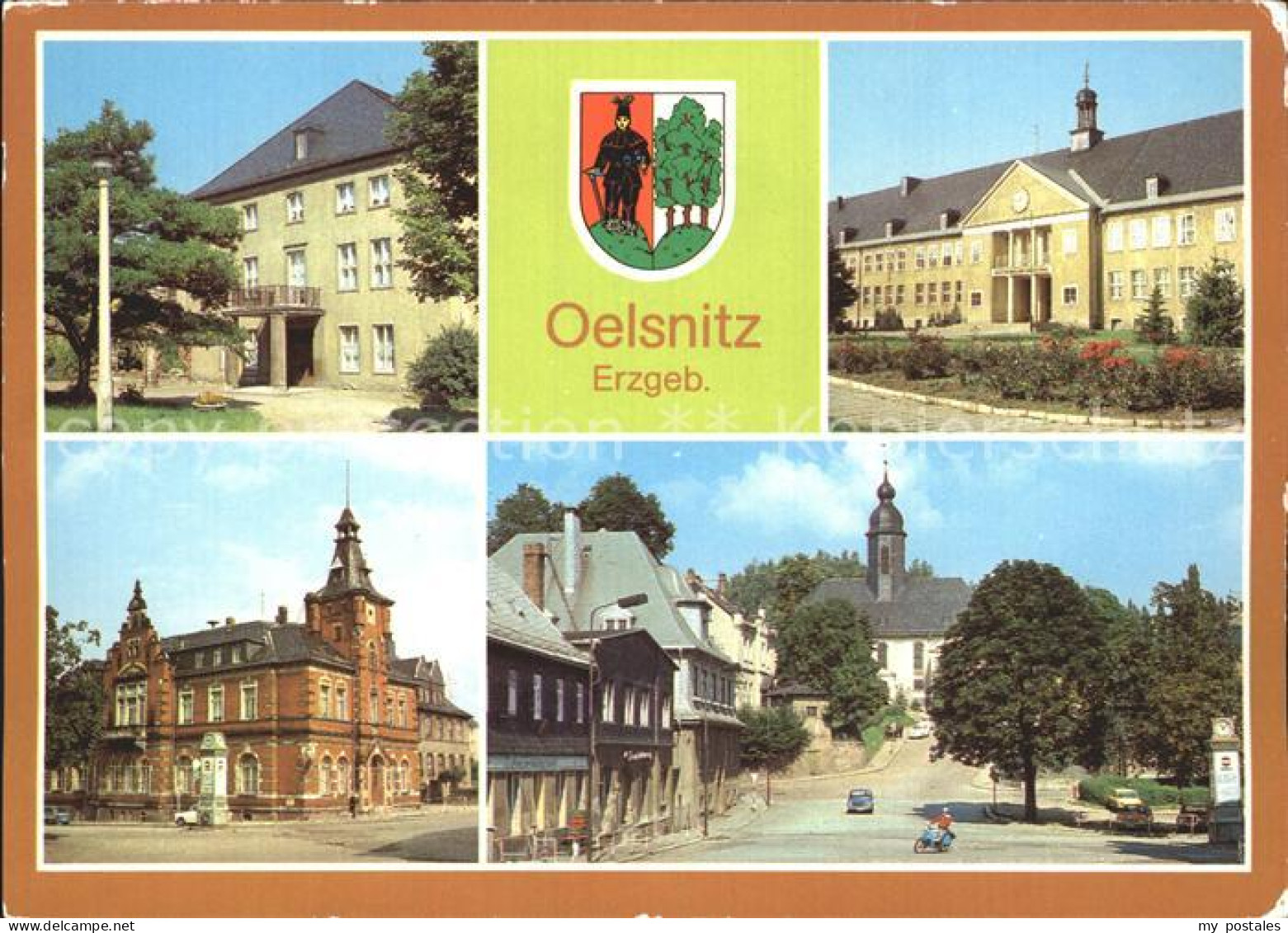 72290764 Oelsnitz Erzgebirge Kulturhaus Hans Marchwitza Rathaus Rathausplatz Oel - Oelsnitz I. Erzgeb.