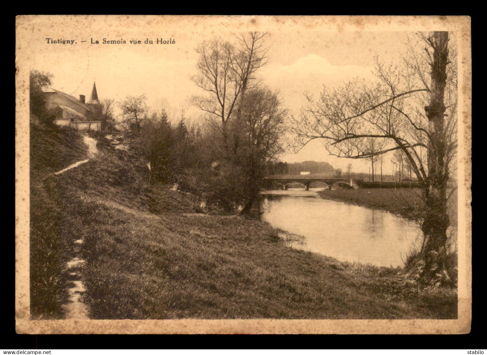 BELGIQUE - TINTIGNY - LA SEMOIS VUE DU HORLE - Tintigny