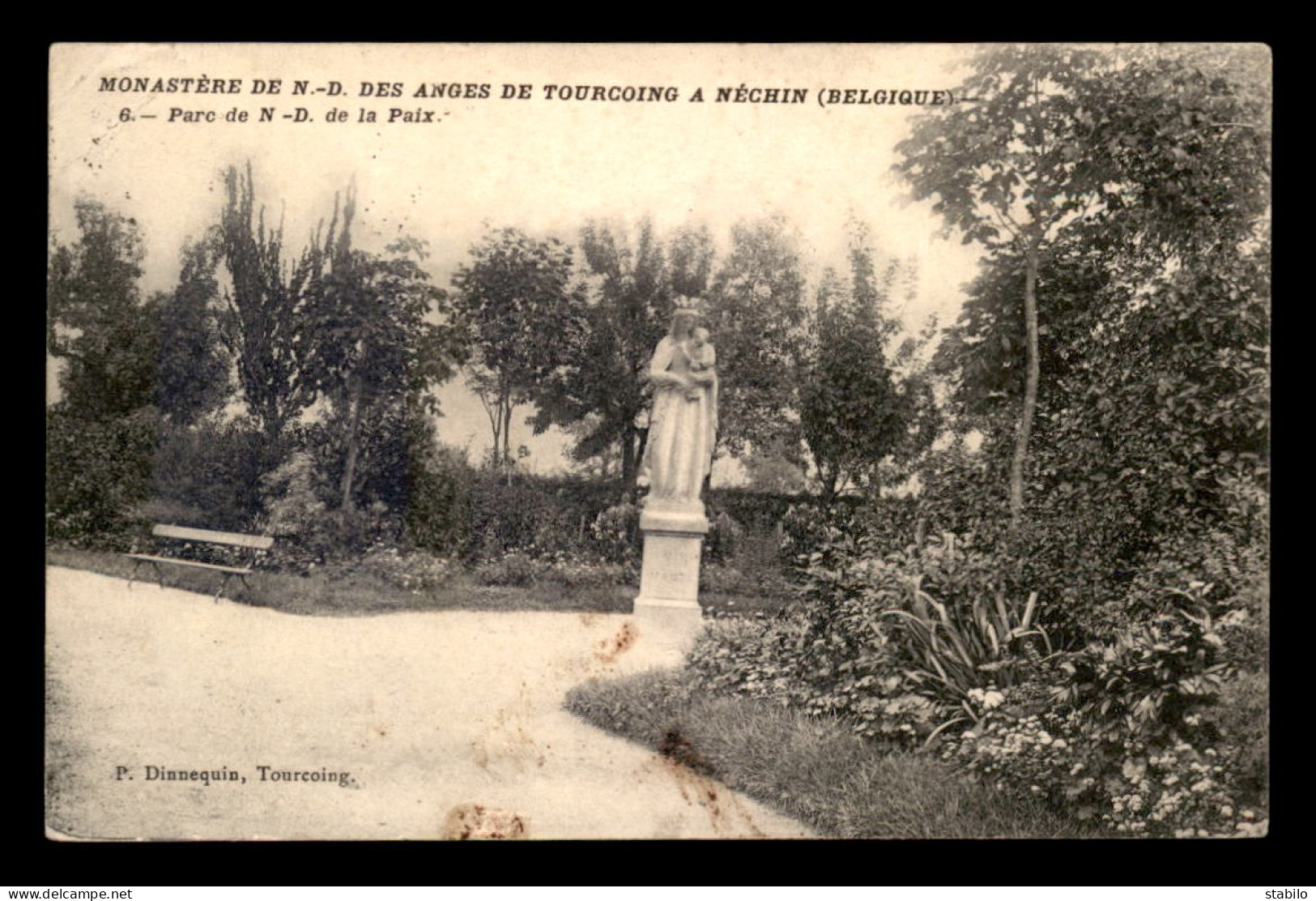 BELGIQUE - ESTAIMPUIS - NECHIN - MONASTERE DE N-D DES ANGES DE TOURCOING - LE PARC - Estaimpuis