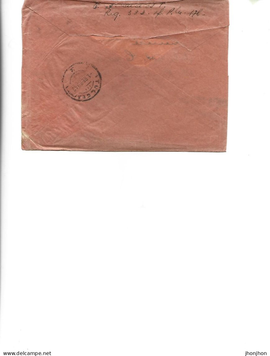 Romania  -  Cover Sent From Caracal In 1942 To Tulcea Censored And Controlled By The Military Post - 2/scans - World War 2 Letters