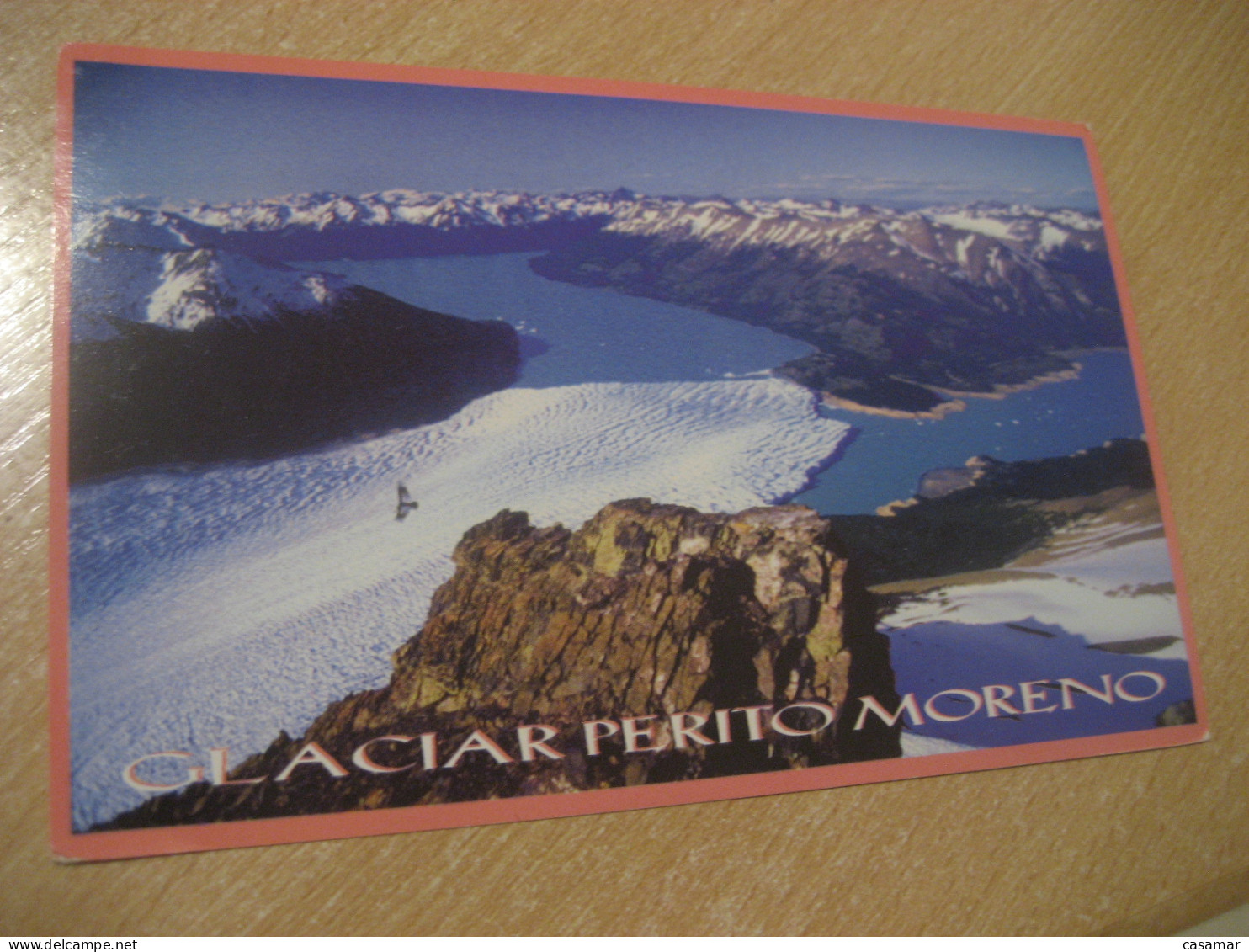 SANTA CRUZ 1997 Lechuza Owl Hibou Cancel Glaciar Perito Moreno Parque Nacional Los Glaciares Postcard ARGENTINA Chouette - Uilen