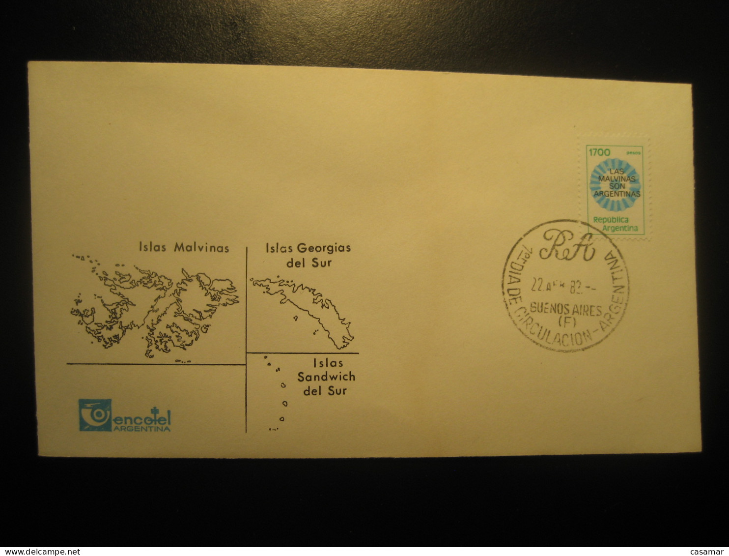 BUENOS AIRES 1982 Malvinas Falkland Islands South Georgia Sandwich Cover ARGENTINA Pole Polar Antarctique Antarctic - Altri & Non Classificati