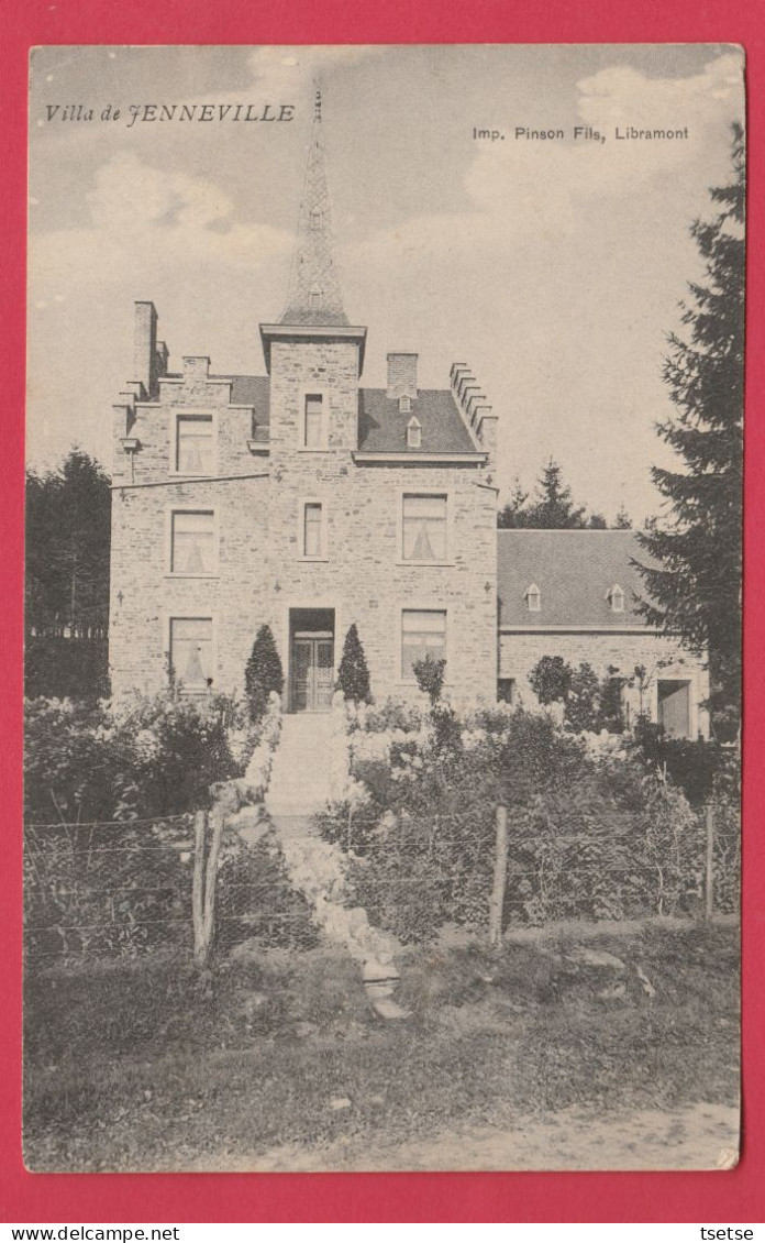Jenneville - Villa - 1910 ( Voir Verso ) - Libramont-Chevigny
