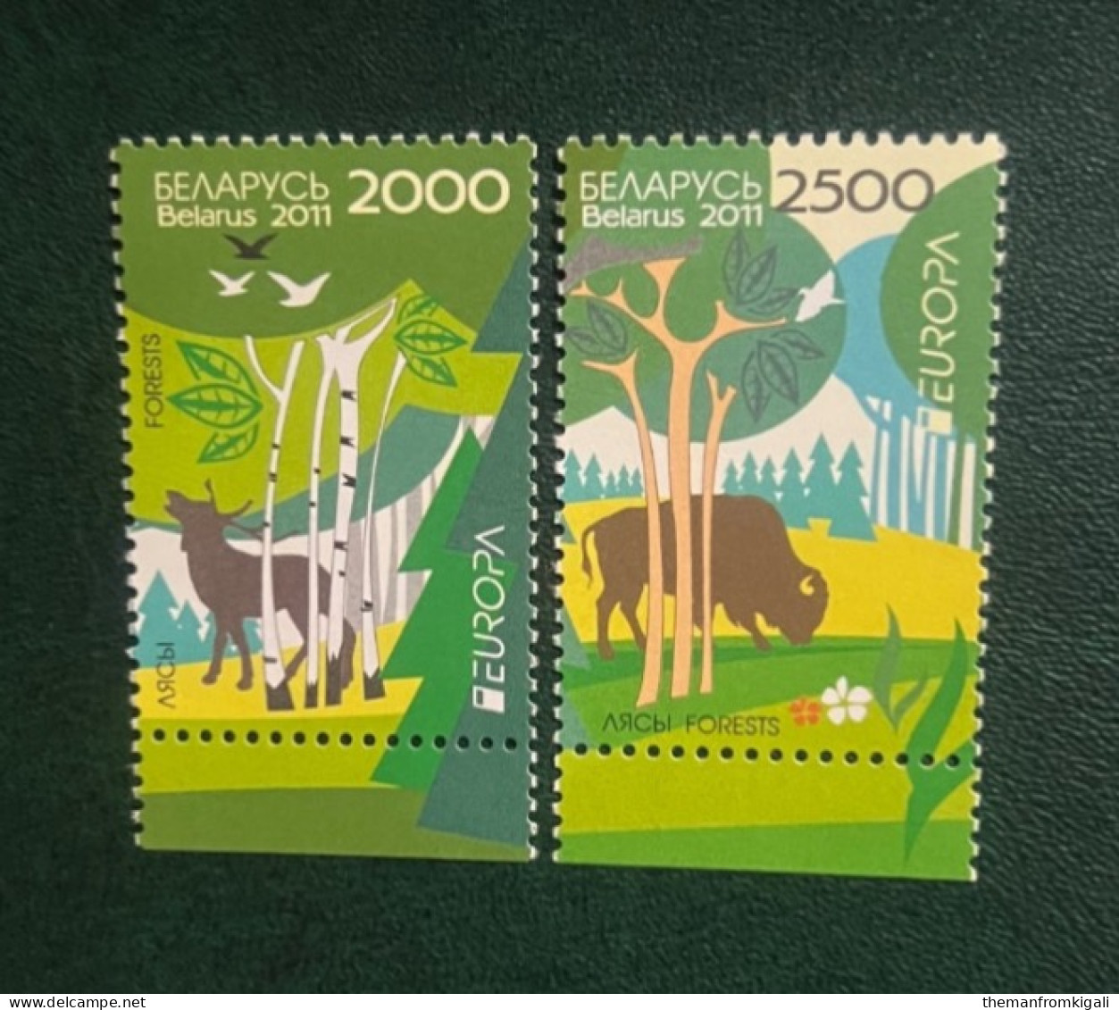 Belarus 2011 - Europa Stamps - Forests. - Belarus