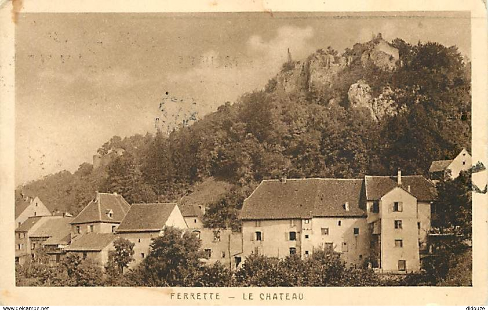 68 - Ferrette - Le Château - CPA - Voir Scans Recto-Verso - Ferrette