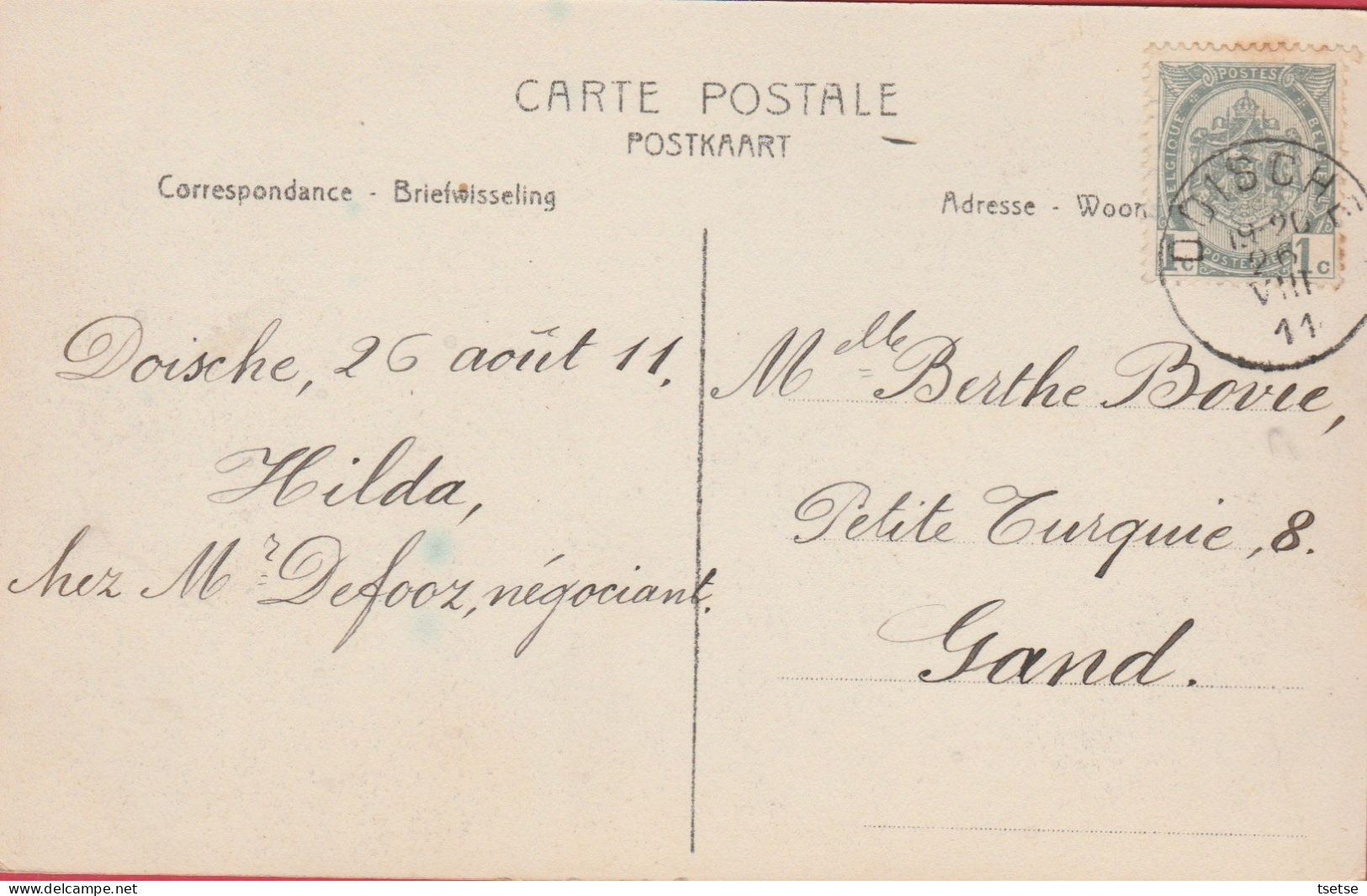 Doische - Roche Aux Chats - 1911 ( Voir Verso ) - Doische