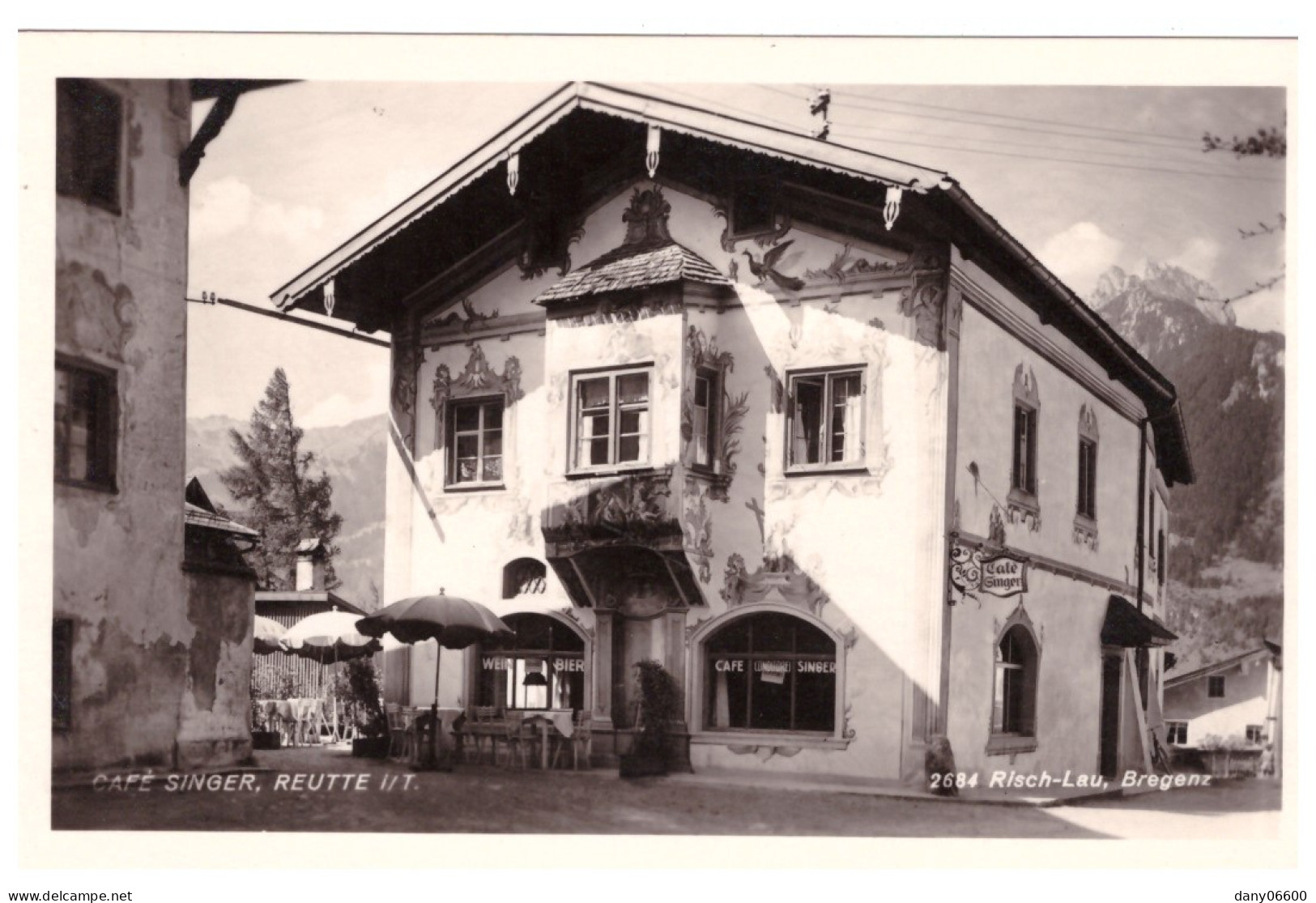 REUTTE - CAFE SINGER  (carte Photo) - Reutte