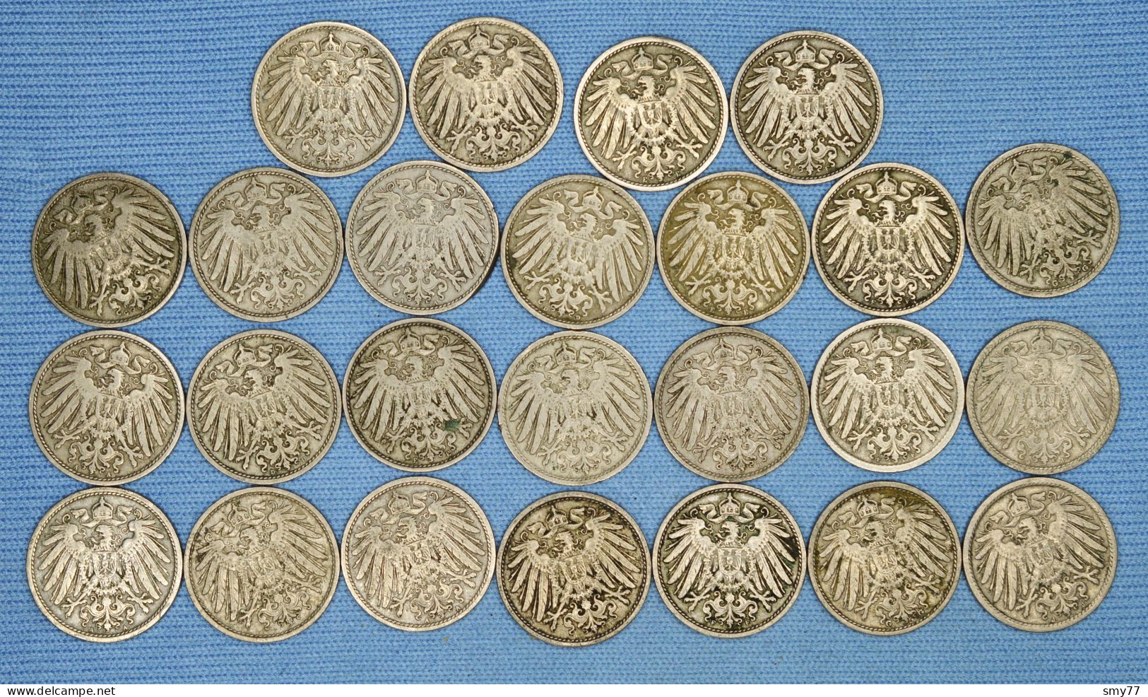 Deutsches Reich  10 Pfennig • 1900 - 1905 •  25 X  ► ALL DIFFERENT ◄ Incl. Scarcer Items • See Details • [24-289] - Sammlungen