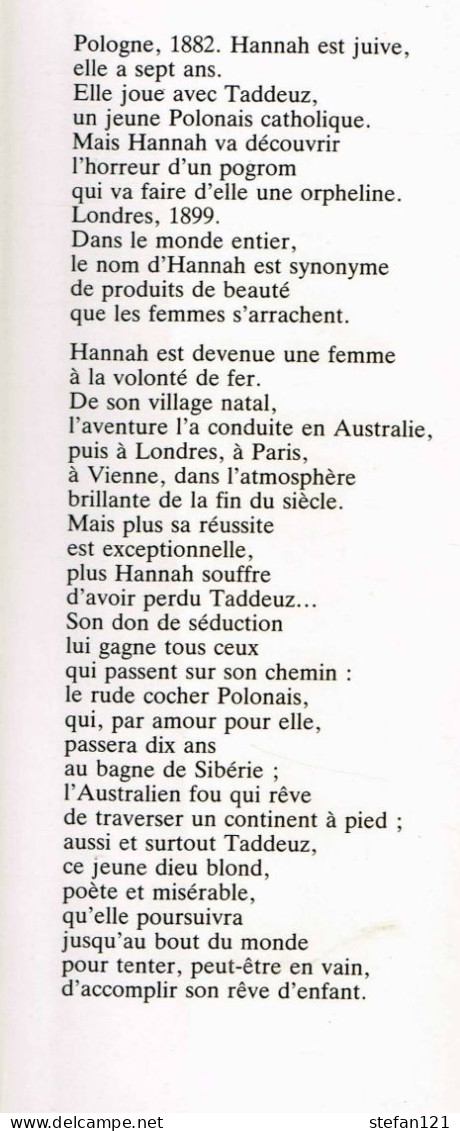 Hannah - Paul-Loup Sulitzer - 1985 - 608 Pages 21 X 13,7 Cm - Romantiek