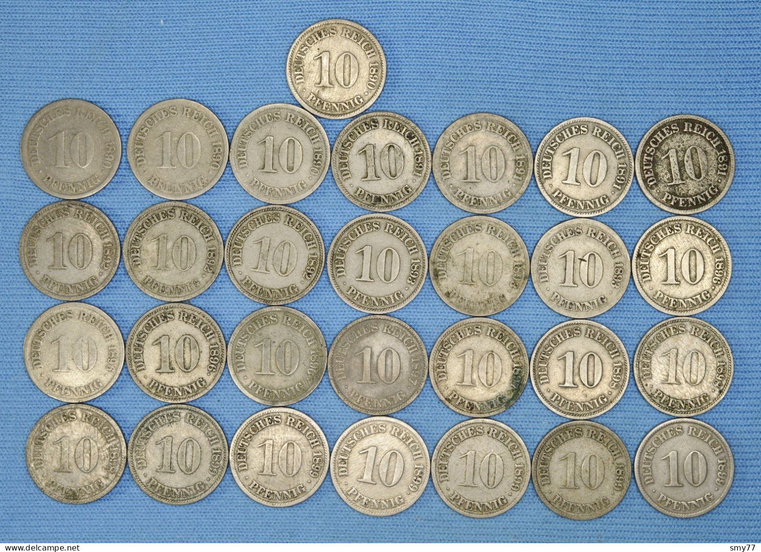 Deutsches Reich  10 Pfennig • 1890 - 1899 •  29 X  ► ALL DIFFERENT ◄ Incl. Scarcer Items • See Details • [24-290] - Verzamelingen