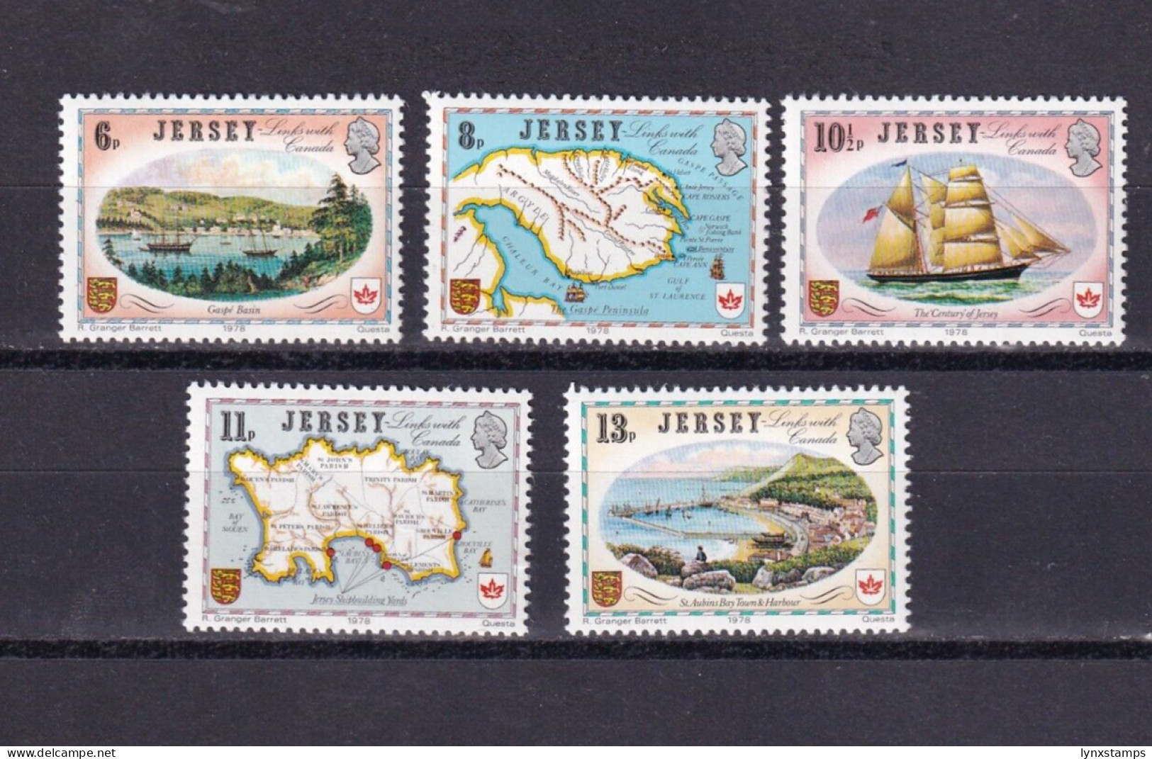 LI01 Jersey Great Britain 1978 Historical Relations Between Jersey And Canada - Local Issues