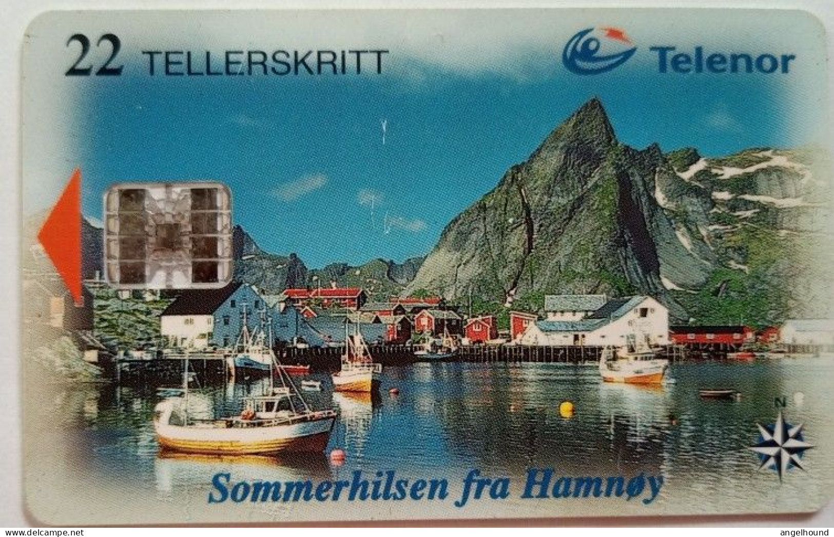 Norway N-122  6/98 - Sommerhilsen Fra Hamnoy - Norwegen