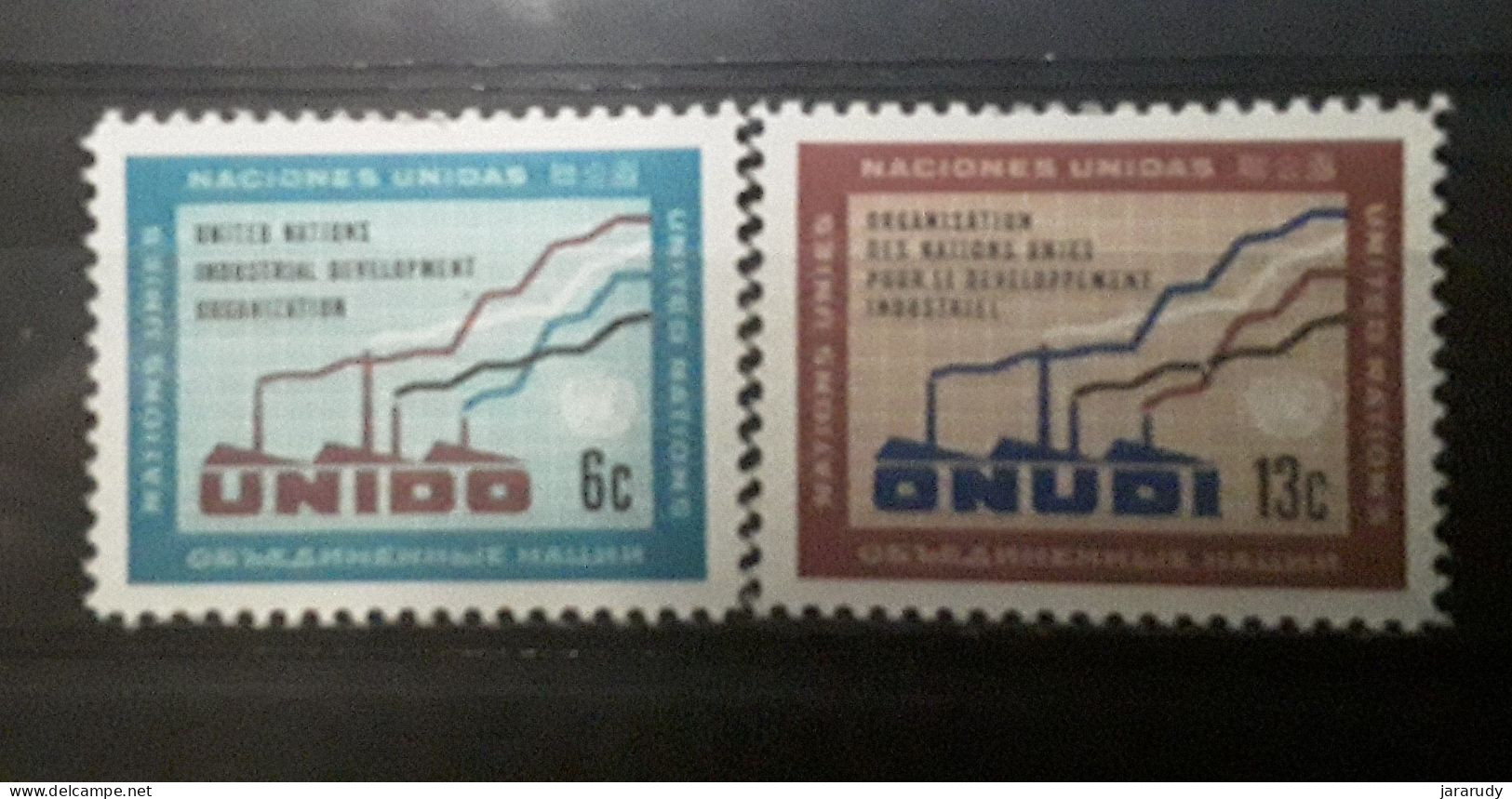 ONU NUEVA YORK 1968 Yv 179/80 MNH - UNO