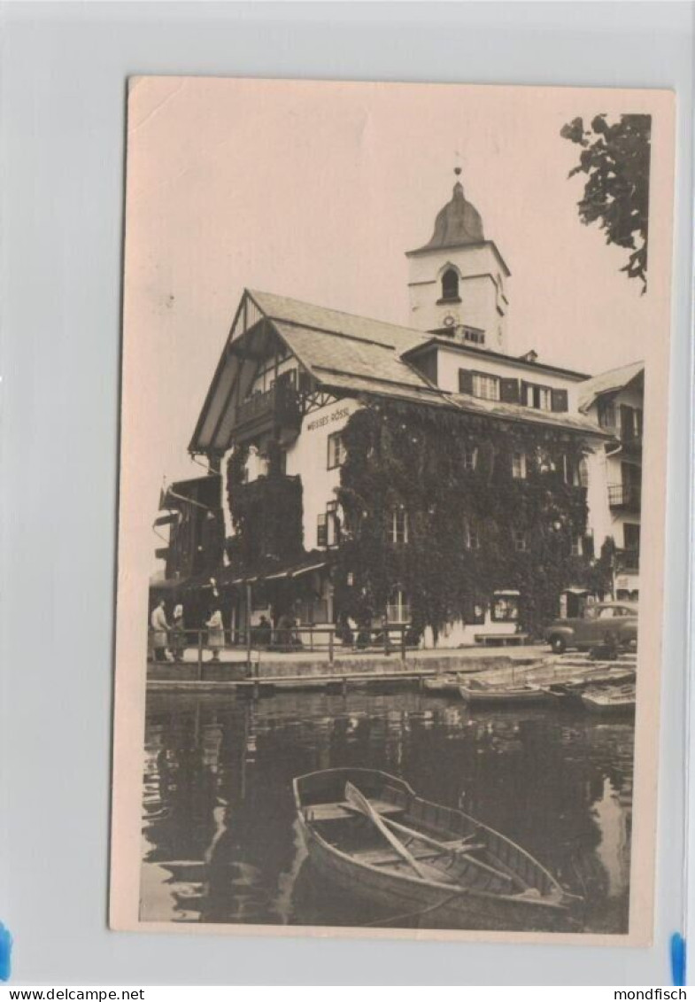 St. Wolfgang - Hotel Weißes Rössl - Ruderboot - Oldtimer 1952 - St. Wolfgang