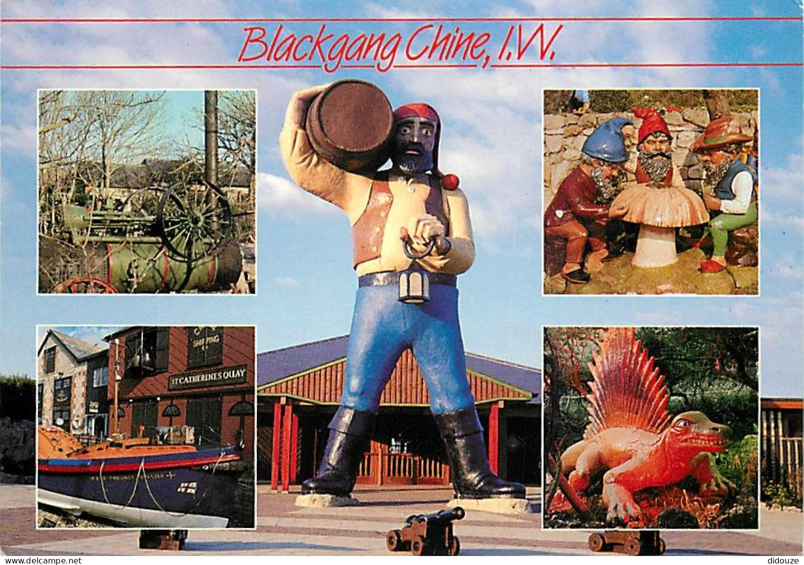 Parc D'Attractions - Blackgang Chine - Multivues - Nains - Dinosaures - Royaume-Uni - Isle Of Wight - Ventnor - CPM - UK - Ventnor