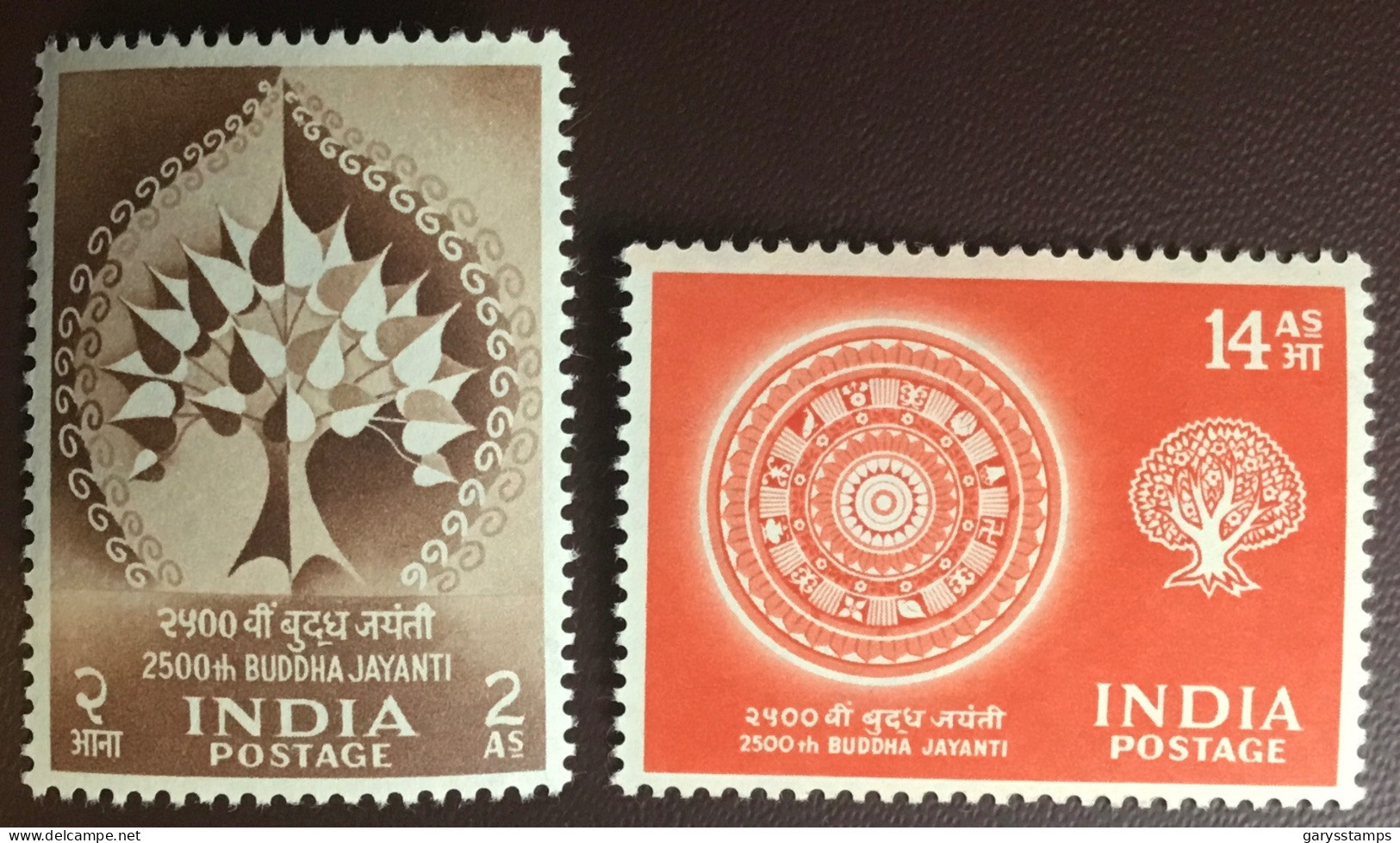 India 1956 Buddha Jayanti MNH - Unused Stamps