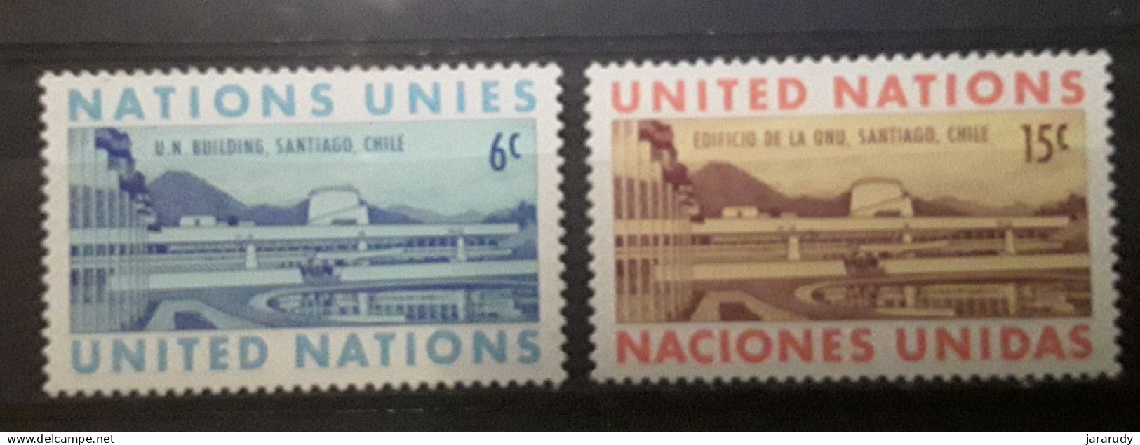 ONU NUEVA YORK 1969 Yv 188/9 MNH - UNO