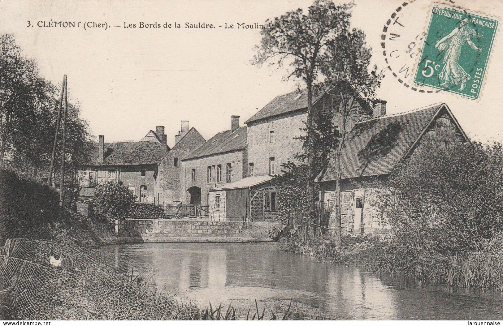 18 - CLEMONT - Les Bords De La Sauldre - Le Moulin - Clémont