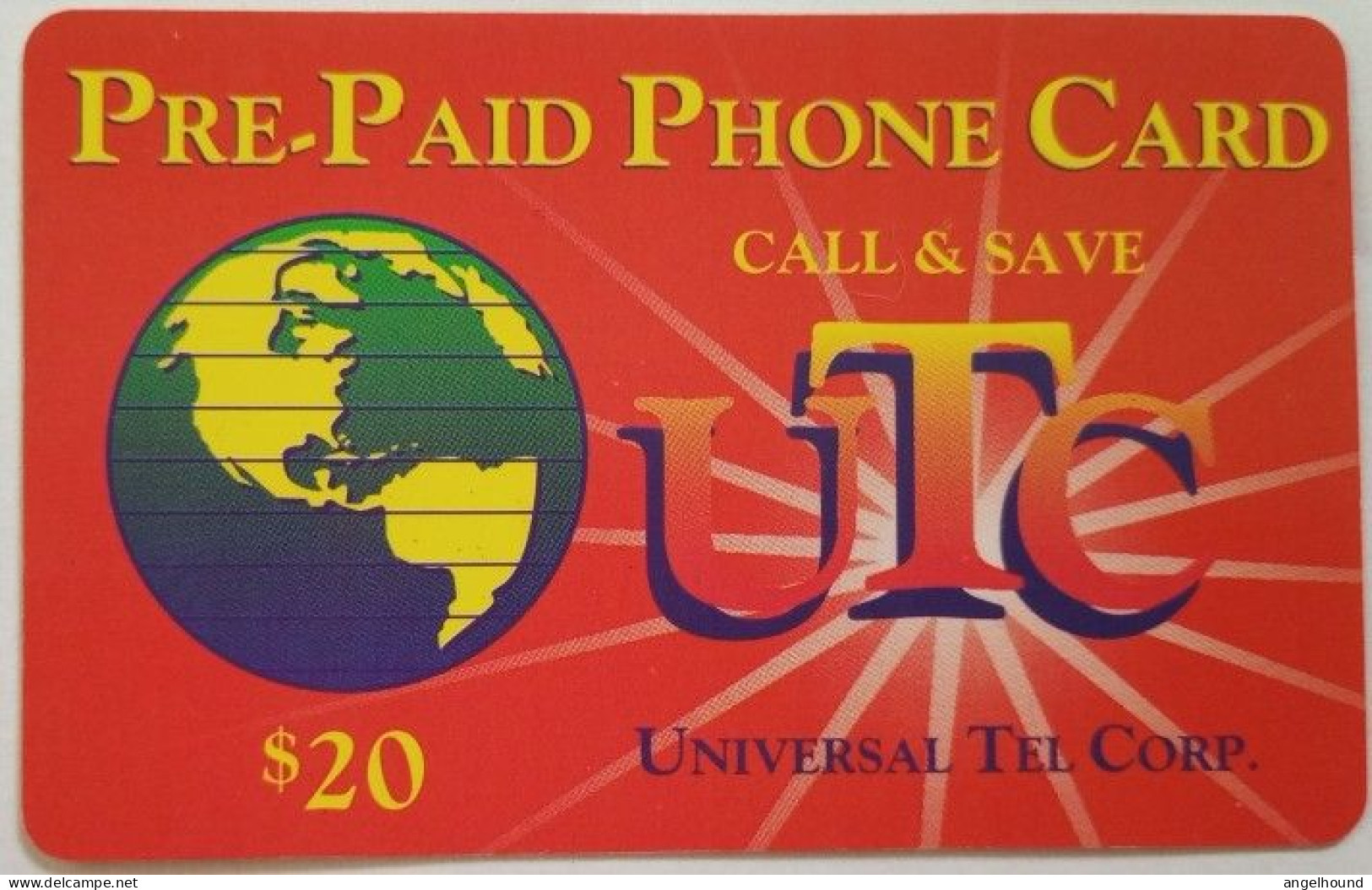 USA UTC $20 Prepaid - Other & Unclassified