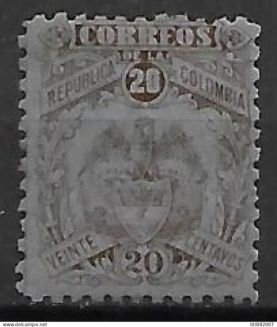 COLOMBIE   -   1892 .  Y&T N° 104 * - Colombia