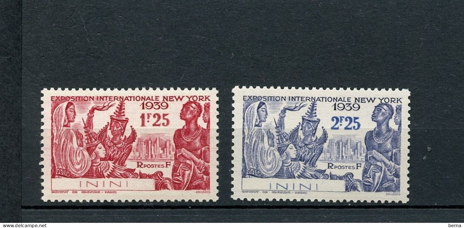 ININI 29/30 LUXE   NEUF SANS  CHARNIERE - Unused Stamps