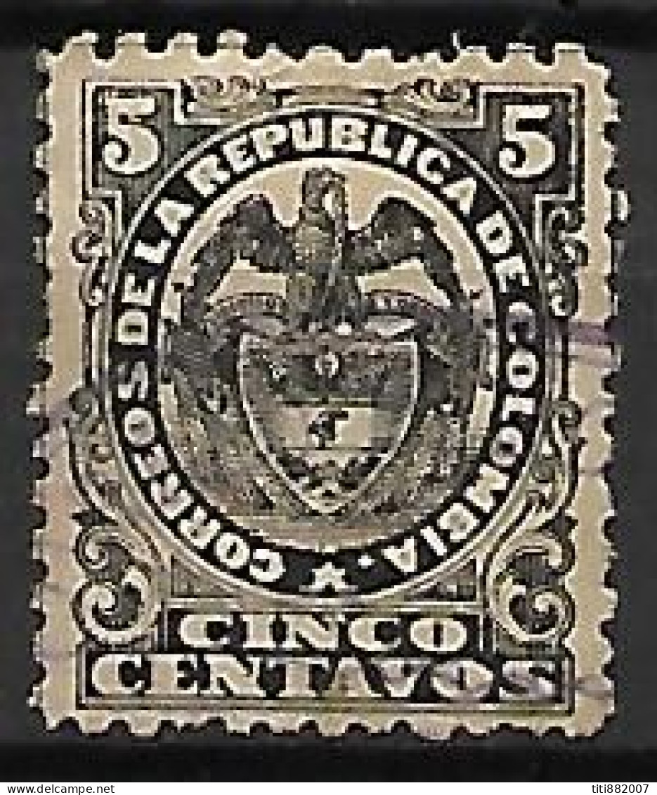 COLOMBIE   -   1892 .  Y&T N° 102 Oblitéré - Colombia