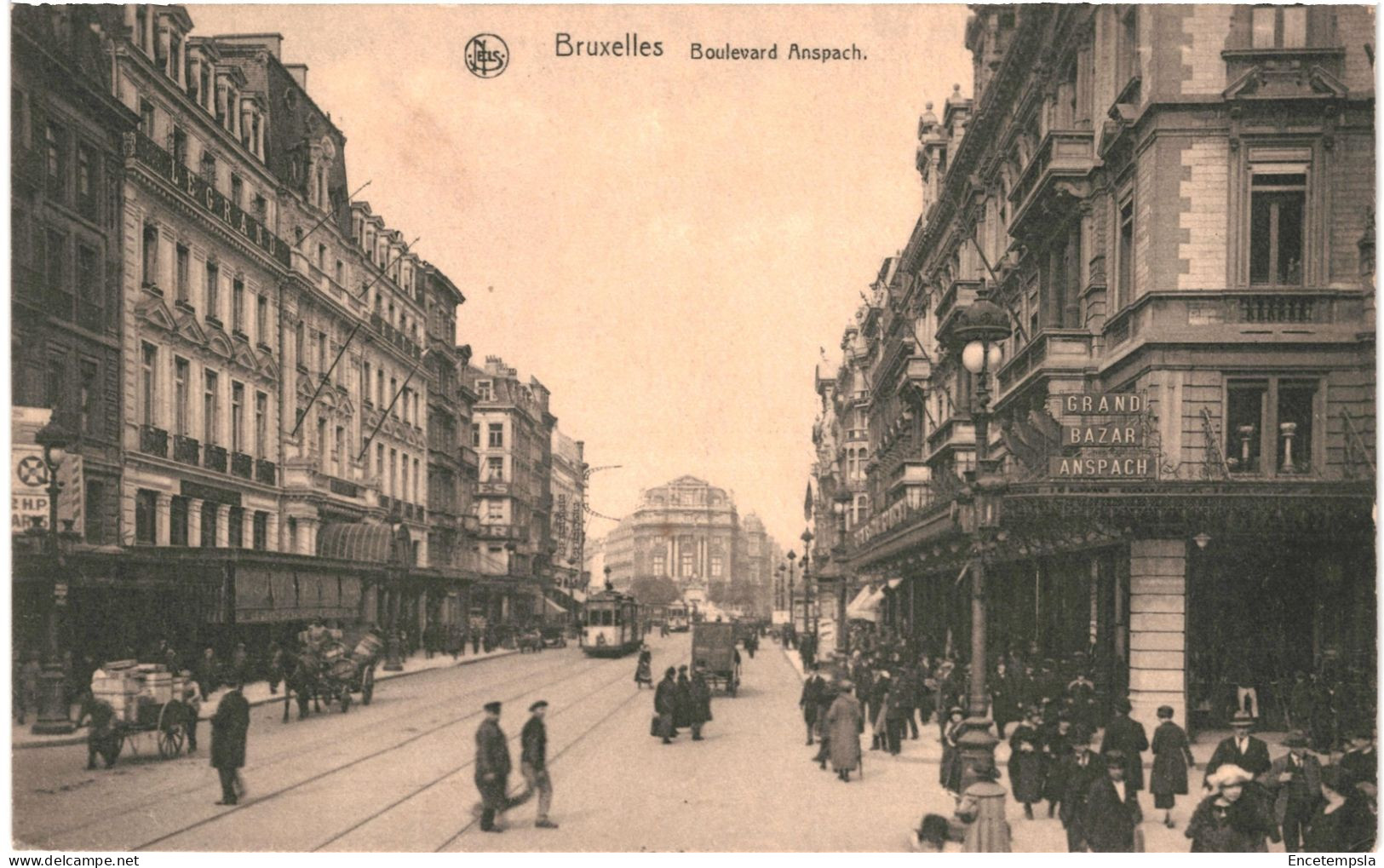 CPA Carte Postale Belgique Bruxelles Boulevard Anspach  VM78569 - Avenues, Boulevards