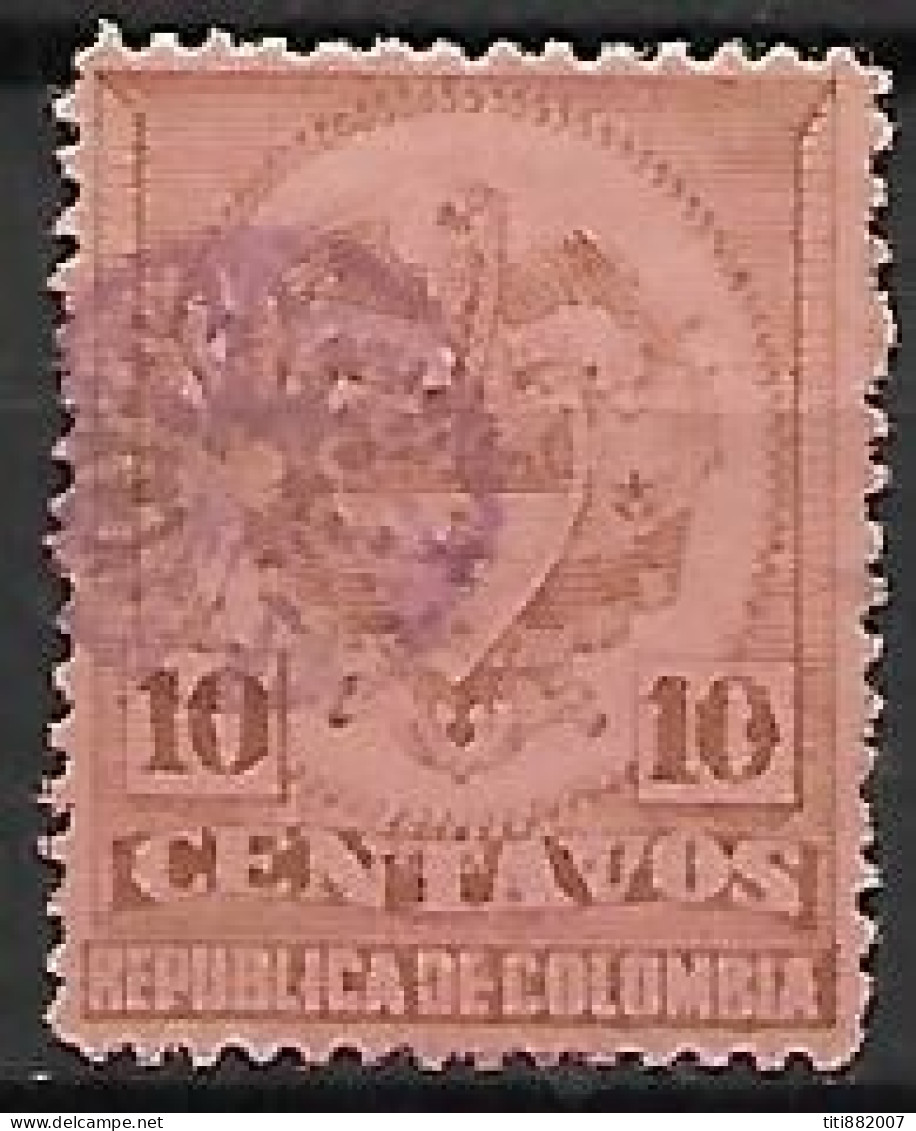 COLOMBIE   -   1898 .  Y&T N° 116 Oblitéré - Colombia