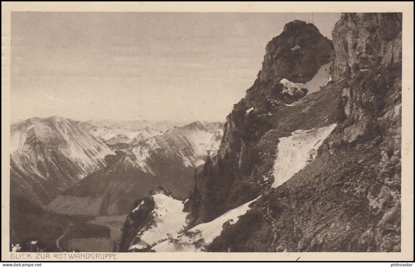 Ansichtskarte Bayern: Blick Zur Rotwandgruppe, Feldpostkarte MÜNCHEN 8.10.1918 - Parteien & Wahlen