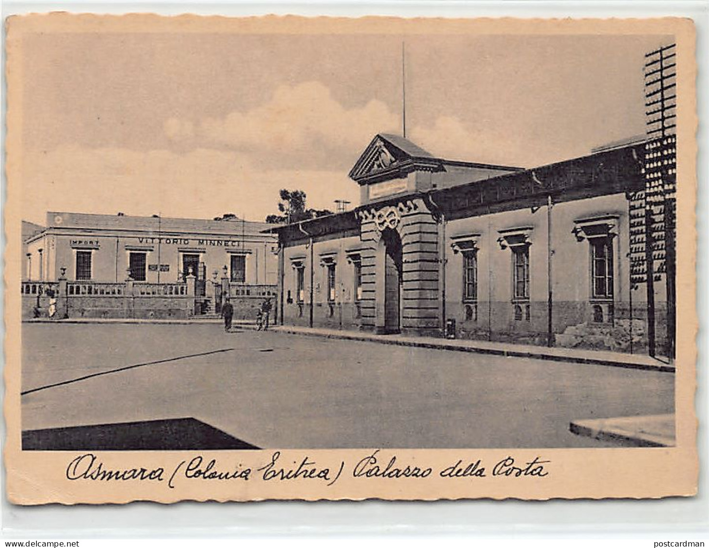 Eritrea - ASMARA - The Post Office - Vittorio Minneci Store - Publ. A. A. E F. Cicero  - Erythrée