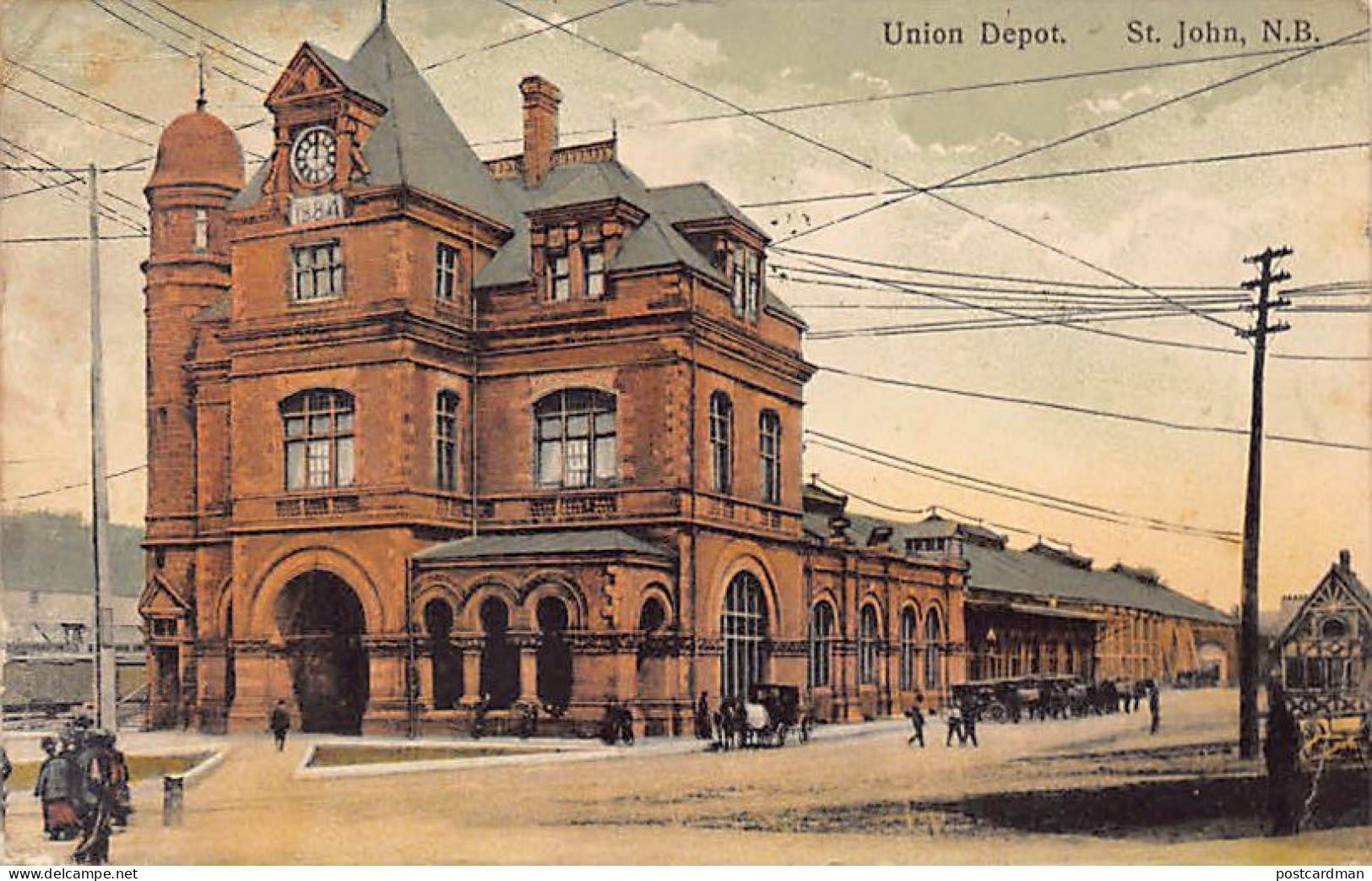Canada - ST. JOHN (NB) Union Depot - LIGHTLY UNSTICKED - Publ. T.H. Hall  - Otros & Sin Clasificación
