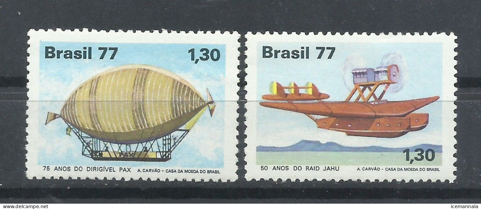 BRASIL   YVERT   1283/84     MNH  ** - Unused Stamps