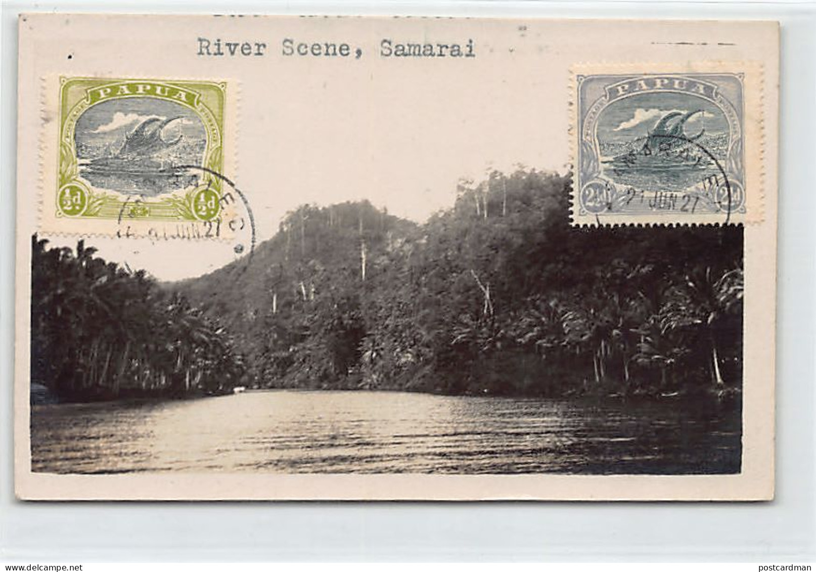 Papua New Guinea - SAMARAI - River Scene - REAL PHOTO - Publ. Unknown (Kodak Aus - Papouasie-Nouvelle-Guinée