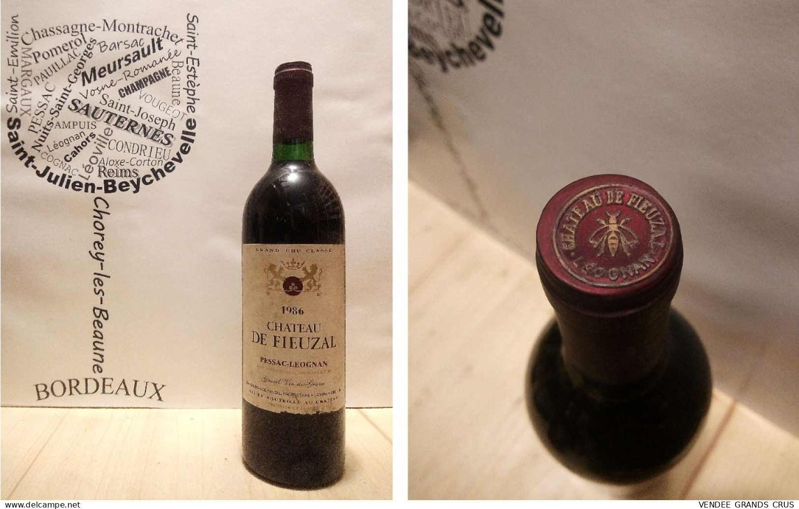 Château De Fieuzal 1986 - Pessac-Léognan - Cru Classé De Graves - 75 Cl - Rouge - Vino