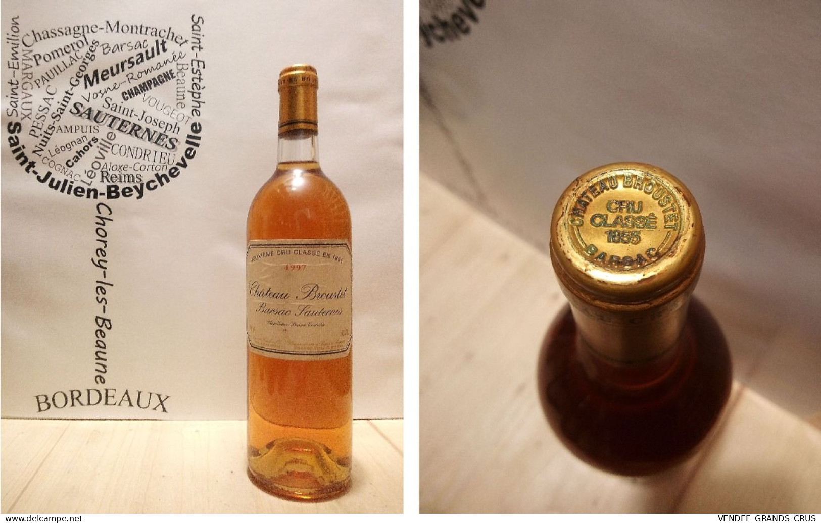 Château Broustet 1997 - Barsac - 2ème Grand Cru Classé  - 1 X 75 Cl - Liquoreux - Wine