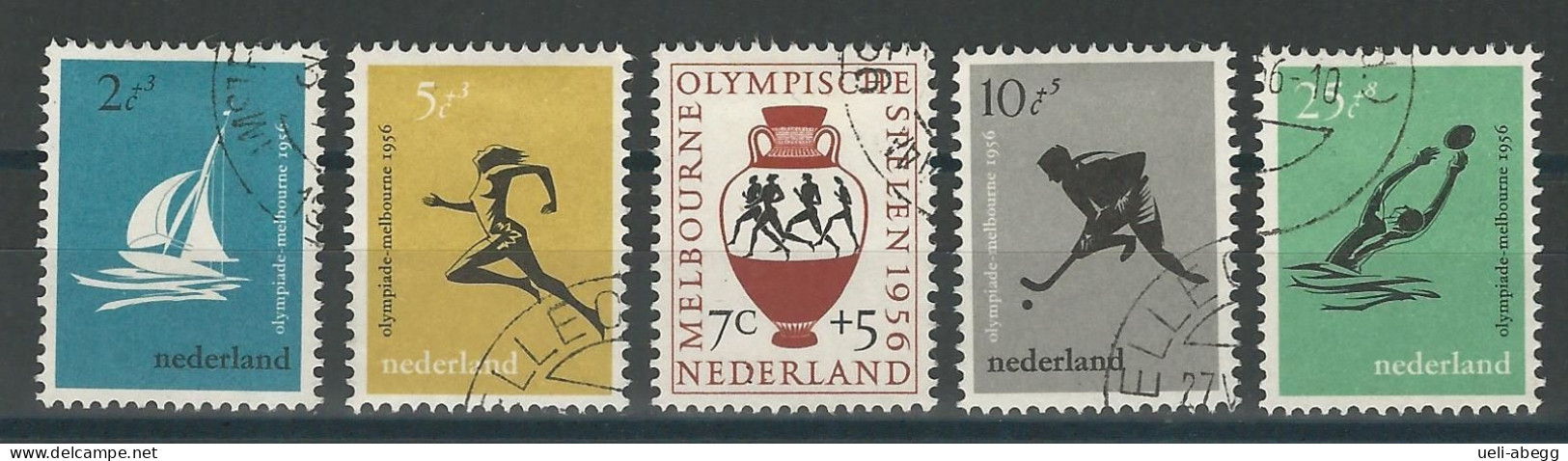 Niederlande NVPH 676-80 , Mi 678-82 O - Usati