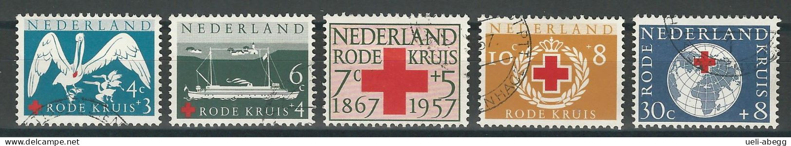 Niederlande NVPH 695-99 , Mi 699-703 O - Oblitérés